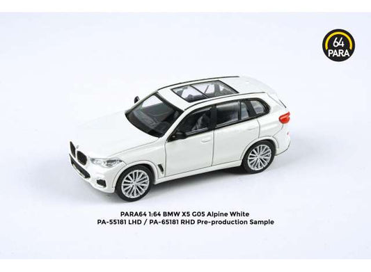 1/64 BMW X5 G05 *Right Hand Drive*, white