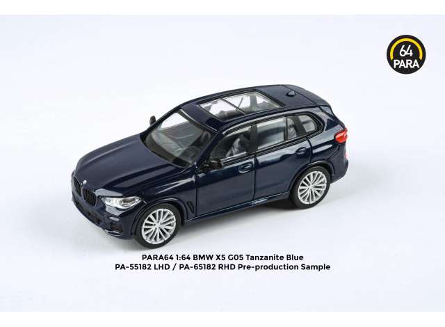 1/64 BMW X5 G05 *Right Hand Drive*, blue