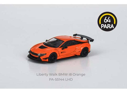 1/64 2018 Liberty Walk BMW i8 *Left Hand Drive*, orange