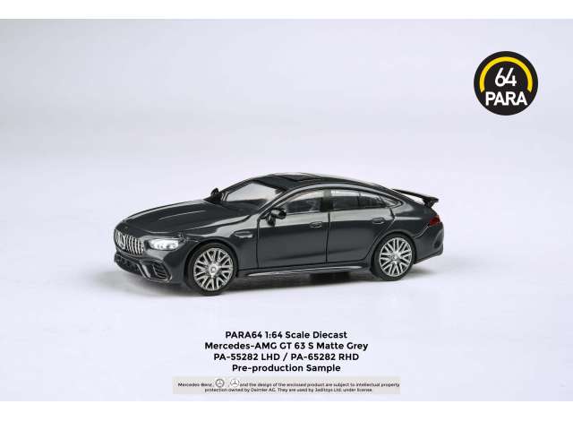 1/64 2019 Mercedes Benz AMG GT63 S *Right Hand Drive*, matt grey