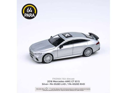 1/64 2019 Mercedes Benz AMG GT63 S *Left Hand Drive*, silver