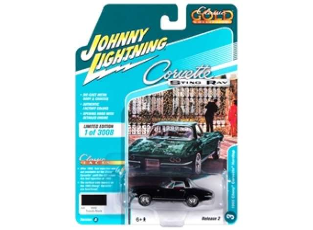 1/64 1965 Chevrolet Corvette Hardtop, gloss black