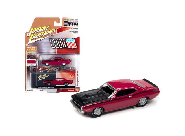 1/64 1970 Plymouth AAR Cuda, moulin rouge