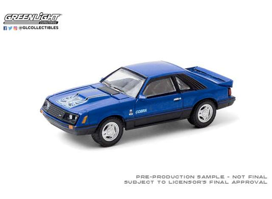 1/64 1979 Ford Cobra T5, blue glow