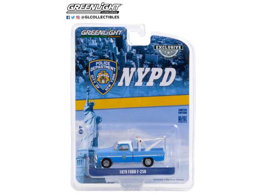 1/64 1979 Ford F-250 with Drop in Tow Hook *New York City Police Dept (NYPD)*