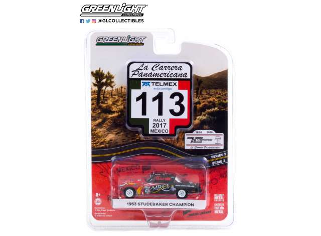 1/64 1953 Studebaker Champion #113 *La Carrera Panamericana Series 3*, red/black