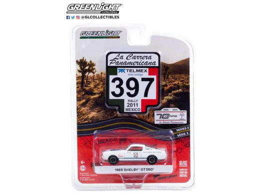 1/64 1965 Ford Mustang Fastback #397 *La Carrera Panamericana Series 3*, white