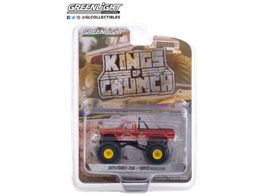 1/64 1979 Ford F-250 Monster Truck Super Monster *Kings of Crunch Series 9*, red