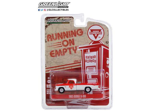 1/64 1965 Dodge D-100 Conoco Roadside Service *Running on Empty Series 12*, white/red