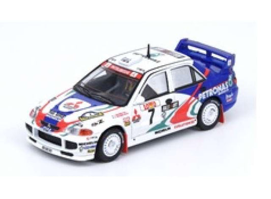 1/64 1996 Mitsubishi Lancer Evolution III #7 Australia Rally, white/blue