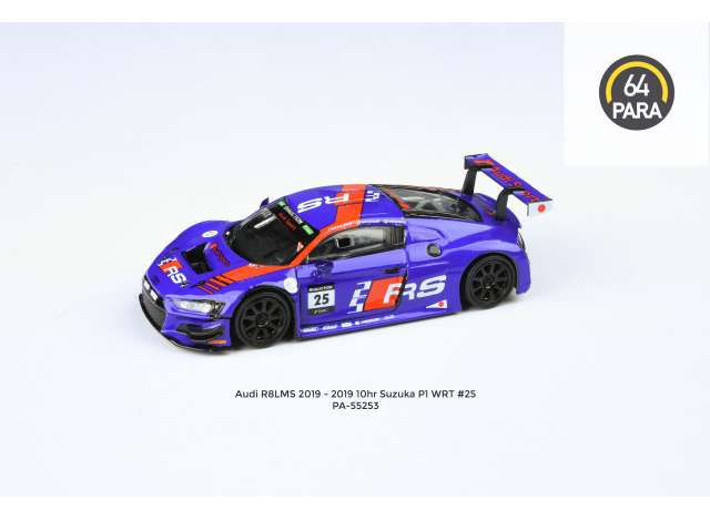 1/64 2019 Audi R8 LMS #25 10H Suzuka P1 WRT, blue/red