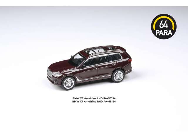 1/64 BMW X7 *Left Hand Drive*, ametrine