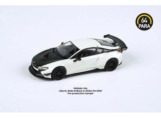 1/64 2018 Liberty Walk BMW i8 LHD, white/black