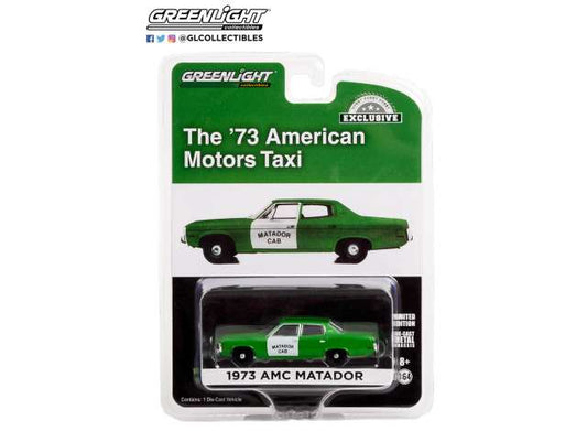 1/64 1973 AMC Matador *Matador Cab Fare-Master*, green/white