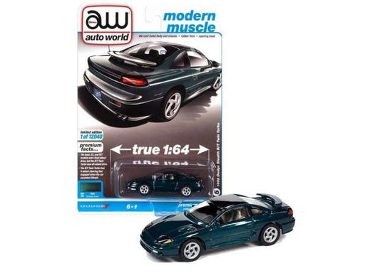 1/64 1992 Dodge Stealth R/T Twin Turbo, emerald green with black roof