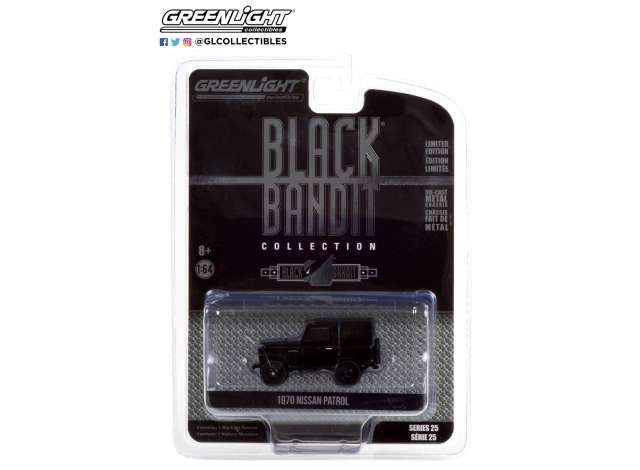 1/64 1970 Nissan Patrol *Black Bandit Series 25*, black