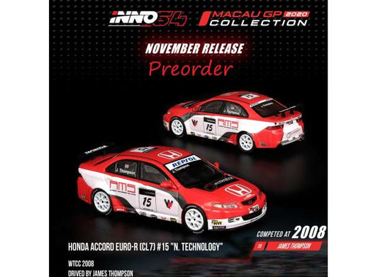 1/64 2008 Honda Accord Euro-R (CL7) #15 WTCC