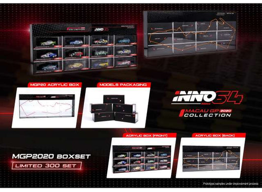 1/64 Macau Grand Prix Collection 2020 including 12 pieces Box Set with Acrylic case