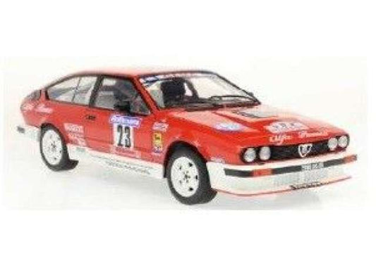 1/18 1985 Alfa Romeo GTV6 #23 Y.Loubet/J.B.Vieu Tour De Corse, red/white