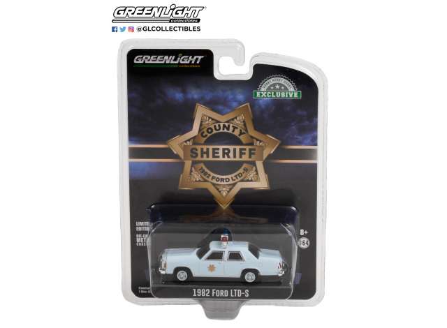 1/64 1982 Ford LTD-S *County Sheriff*, light blue