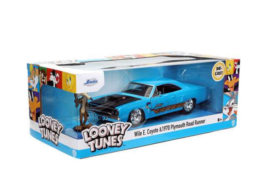 1/24 1970 Plymouth Road Runner *Looney Tunes* with Wile E. Coyote figure