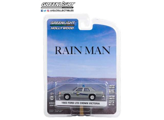 1/64 1983 Ford LTD Crown Victoria Kentucky State Police Rain Man (1988) *Hollywood Series 36*, grey/blue