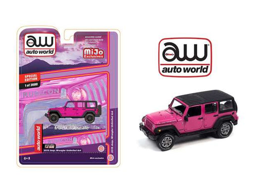 1/64 2018 Jeep Wrangler Unlimited 4x4, pink