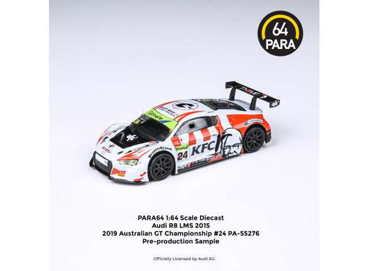 1/64 2019 Audi R8 LMS Australian GT championship #24, white/red