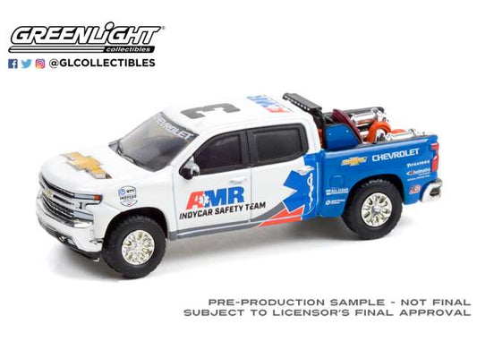 1/64 2021 Chevrolet Silverado AMR IndyCar Safety Team with Safety Equipment in Truck Bed *NTT IndyCar Series*