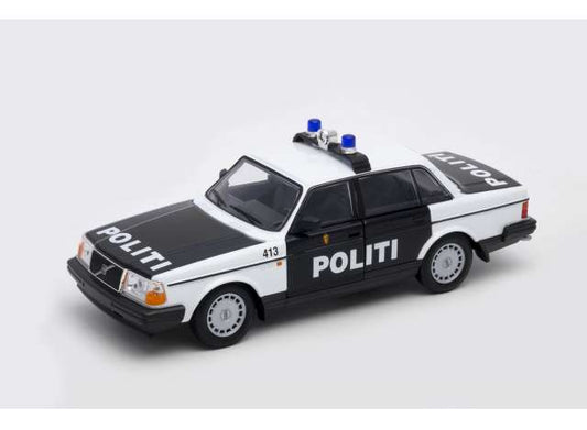 1/24 1986 Volvo 240 GL *Norway Police*, black/white