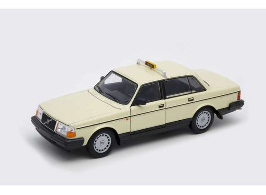1/24 1986 Volvo 240 GL Taxi Germany, cream-yellow