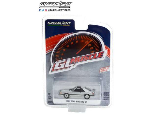 1/64 1982 Ford Mustang GT *Muscle Series 26*, silver metallic