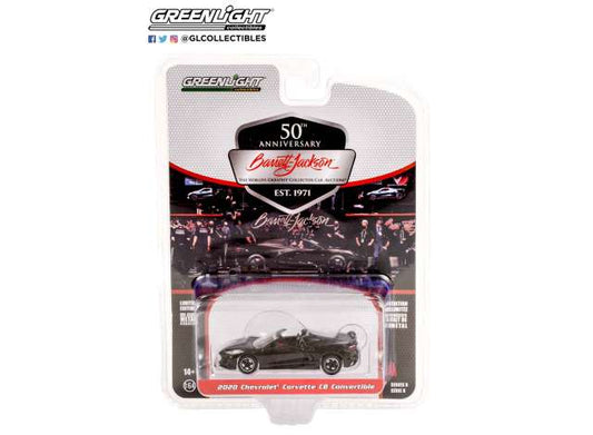 1/64 2020 Chevrolet Corvette C8 Convertible (Lot #3003) *Barrett Jackson* Series 8, black with adrenaline red interior