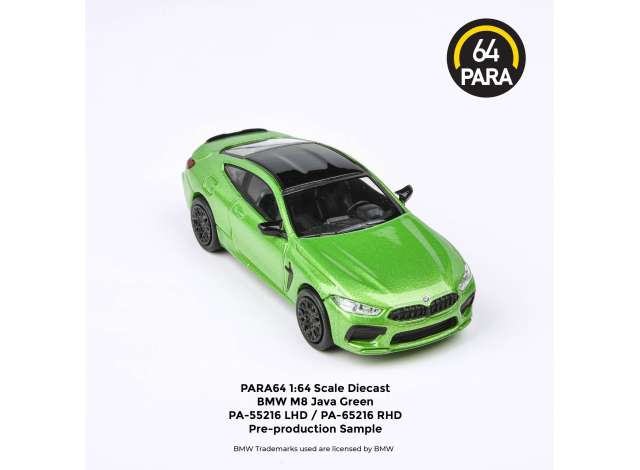 1/64 BMW M8 Coupe *Right Hand Drive*, java green