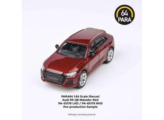 1/64 Audi RS Q8 *Right Hand Drive*, red metallic