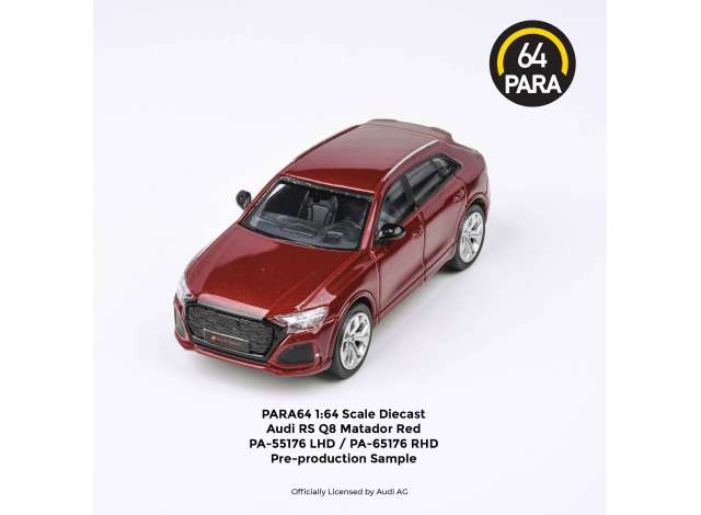 1/64 Audi RS Q8 *Left Hand Drive*, red metallic