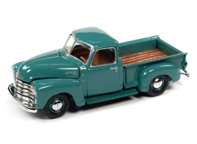 1/64 1950 Chevrolet Stepside Truck, seacrest green