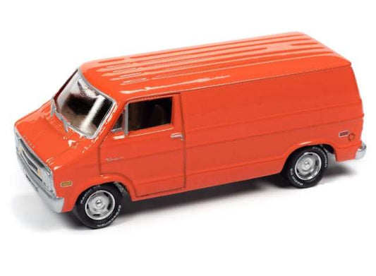 1/64 1976 Dodge Tradesman Van, gloss red-orange