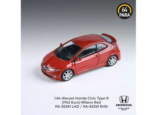 1/64 Honda Civic FN2 Type R *Left Hand Drive*, milano red