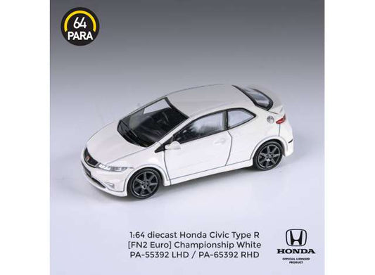 1/64 Honda Civic FN2 Type R *Right Hand Drive*, championship white