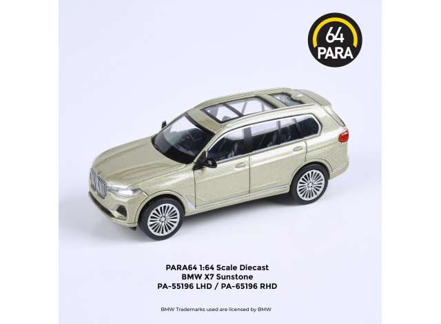 1/64 BMW X7 *Right Hand Drive*, sunstone