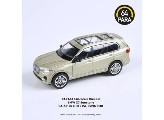 1/64 BMW X7 *Left Hand Drive*, sunstone