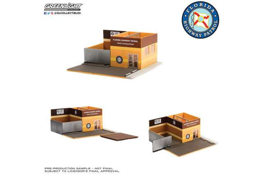 1/64 Hot Pursuit Central Command Florida Highway Patrol *Mechanic's Corner Series 9*, brown/beige