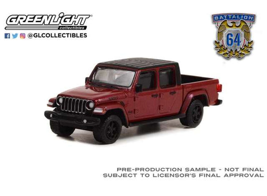 1/64 2021 Jeep Gladiator Willys *Battalion 64 Series 2*, snazzberry