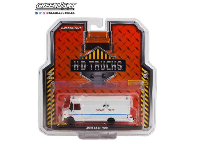 1/64 2019 Step Van City of Chicago Police Department (CPD) *H.D. Truck series 23*, white/blue