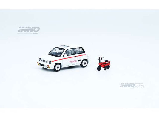 1/64 1984 Honda City Turbo II, white Mod. version with red Motocompo