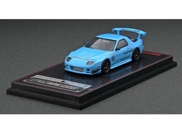 1/64 Mazda RX-7 (FC3S) RE Amemiya, light blue