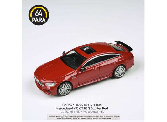 1/64 Mercedes-AMG GT 63S *Left Hand Drive*, Jupiter Red