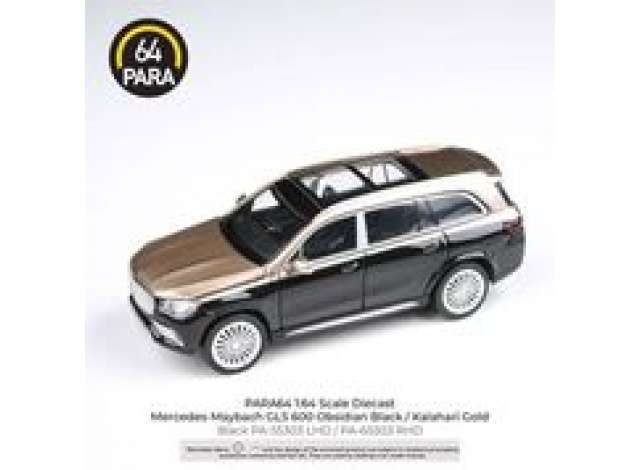 1/64 Mercedes Maybach GLS *Right Hand Drive*, Obsidian Black/Kalahari Gold