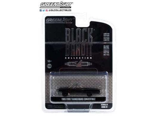 1/64 1965 Ford Thunderbird Convertible *Black Bandit Series 27*, black